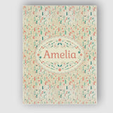 Personalised Name Delicate Hanging Ornaments Custom Bespoke  Contemporary Display Canvas Wall Art Print Decor Picture Ready to Hang