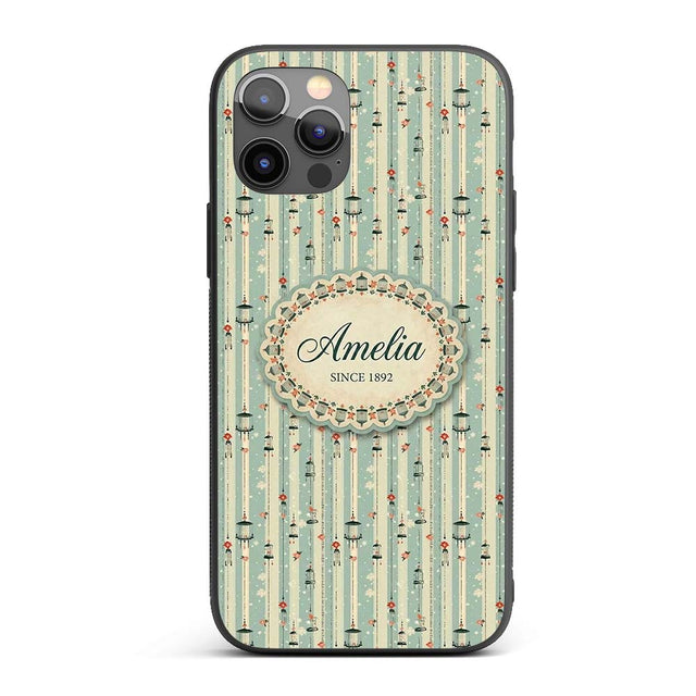 Classic Decorative Birdcages Decorative Design Custom Name Protective Phone Case Mobile Cover Durable Everyday Smartphone Shock Resistant