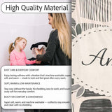 Mixed Stripe Blocks Black Grey Textured Patch Pattern Lovely  Personalised Custom Name Super Soft Fleece Blanket Bed Sofa Throw