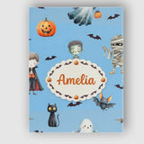 Personalised Name Halloween Zombie Mummy Custom  Unique Gift Idea Elegant Feature Canvas Wall Art Print Decor Picture Ready to Hang