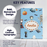 Personalised Name Halloween Zombie Mummy Custom  Unique Gift Idea Elegant Feature Canvas Wall Art Print Decor Picture Ready to Hang
