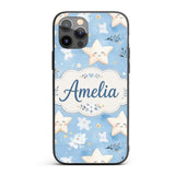Cute Smiling Starfish with Soft Printed Design Custom Name Protective Phone Case Mobile Cover Durable Everyday Smartphone Shock Resistant