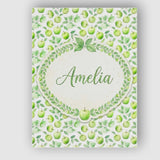 Personalised Name Soft Watercolor Green Custom  Modern Room Accent Elegant Feature Canvas Wall Art Print Decor Picture Ready to Hang