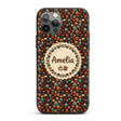Colorful Coffee Cups and s Pattern Printed Design Custom Name Protective Phone Case Mobile Cover Durable Everyday Smartphone Shock Resistant