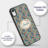 Colorful Painted Butterflies Abstract Artistic Custom Name Protective Phone Case Mobile Cover Durable Everyday Smartphone Shock Resistant