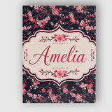 Personalised Name Japanese Sakura Blossom Custom  Unique Gift Idea Elegant Feature Canvas Wall Art Print Decor Picture Ready to Hang