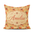 Custom Name Abstract Red Spider Grunge Texture Seamless Pattern Square Filled Cushion Throw Pillow Sofa Bed Home Decor Zip Washable UK Made