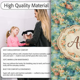 Impressionist Garden Picnic Baskets Floral Landscape Seamless Lovely  Personalised Custom Name Super Soft Fleece Blanket Bed Sofa Throw