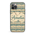 Seagulls Flying Above Sea Horizon Scenic Seamless Custom Name Protective Phone Case Mobile Cover Durable Everyday Smartphone Shock Resistant