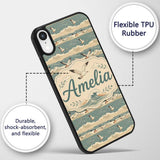 Seagulls Flying Above Sea Horizon Scenic Seamless Custom Name Protective Phone Case Mobile Cover Durable Everyday Smartphone Shock Resistant
