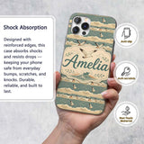Seagulls Flying Above Sea Horizon Scenic Seamless Custom Name Protective Phone Case Mobile Cover Durable Everyday Smartphone Shock Resistant