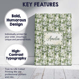 Personalised Name Realistic Green Bamboo Custom  Unique Gift Idea Elegant Feature Canvas Wall Art Print Decor Picture Ready to Hang