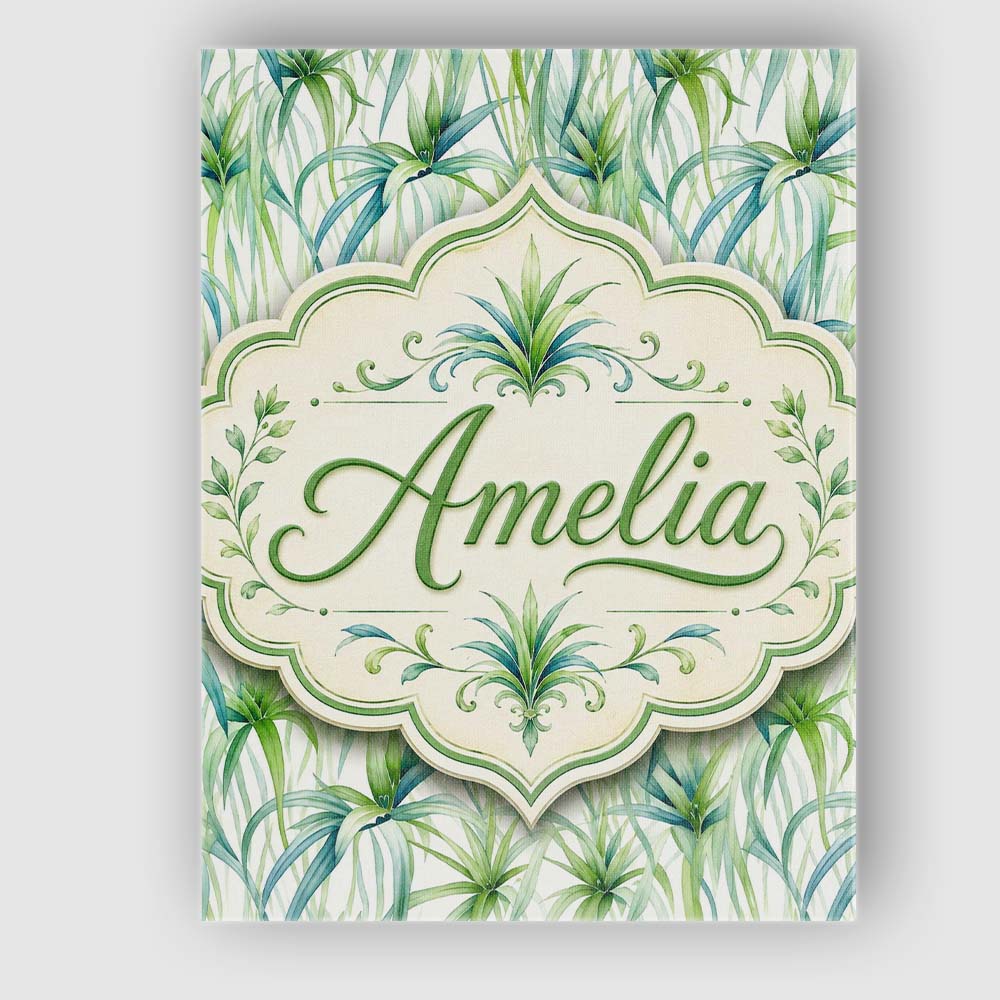 Personalised Name Fresh Tropical Spider Custom  Modern Room Accent Elegant Feature Canvas Wall Art Print Decor Picture Ready to Hang