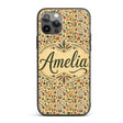 Earthy Tribal Symbols Hand Drawn Ethnic Seamless Custom Name Protective Phone Case Mobile Cover Durable Everyday Smartphone Shock Resistant
