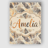 Personalised Name Modern Brush Stroke Custom Stylish Home Interior Contemporary Display Canvas Wall Art Print Decor Picture Ready to Hang