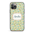 Soft Watercolor Potted Cactus Succulent Garden Custom Name Protective Phone Case Mobile Cover Durable Everyday Smartphone Shock Resistant