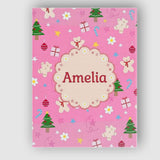 Personalised Name Cute Christmas Gingerbread Custom Bespoke  Contemporary Display Canvas Wall Art Print Decor Picture Ready to Hang