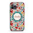 Holiday Bells Bows Stockings Candy Cane Christmas Custom Name Protective Phone Case Mobile Cover Durable Everyday Smartphone Shock Resistant