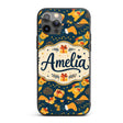 Cute Winter Bears Gifts Lights Cozy Christmas Custom Name Protective Phone Case Mobile Cover Durable Everyday Smartphone Shock Resistant