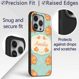 Cute Goldfish Cartoon Animal Ocean Printed Design Custom Name Protective Phone Case Mobile Cover Durable Everyday Smartphone Shock Resistant
