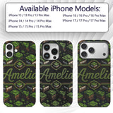 Floating Grass Block Night Landscape Seamless Custom Name Protective Phone Case Mobile Cover Durable Everyday Smartphone Shock Resistant