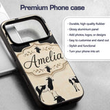 Minimal Goat Farm Animal Illustration Soft Printed Design Custom Name Protective Phone Case Mobile Cover Durable Smartphone Shock Resistant