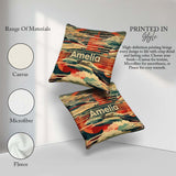Custom Name Modern High Speed with Rising Sun and Clouds Pattern Square Filled Cushion Throw Pillow Sofa Bed Home Decor Zip Washable UK Made