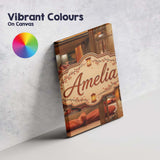 Personalised Name Japanese Capsule Bedroom Custom  Unique Gift Idea Elegant Feature Canvas Wall Art Print Decor Picture Ready to Hang