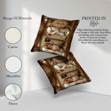 Custom Name Luxury Capsule Bed Pods with Floral Bedding and Soft Square Filled Cushion Throw Pillow Sofa Bed Home Decor Zip Washable UK Made