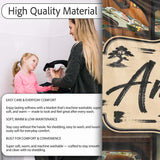 Modern Japanese Capsule Hotel Interior with Wooden Details Compact  Personalised Custom Name Super Soft Fleece Blanket Bed Sofa Throw