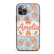 Cute Christmas Gingerbread Candy House Gifts Custom Name Protective Phone Case Mobile Cover Durable Everyday Smartphone Shock Resistant