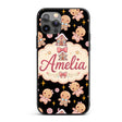 Cute Christmas Gingerbread Candy House Gifts Custom Name Protective Phone Case Mobile Cover Durable Everyday Smartphone Shock Resistant