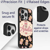 Cute Christmas Gingerbread Candy House Gifts Custom Name Protective Phone Case Mobile Cover Durable Everyday Smartphone Shock Resistant