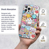 Cute Kawaii School Supplies Science Art Cute Custom Name Protective Phone Case Mobile Cover Durable Everyday Smartphone Shock Resistant