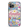 Cute Kawaii School Supplies Science Art Cute Custom Name Protective Phone Case Mobile Cover Durable Everyday Smartphone Shock Resistant