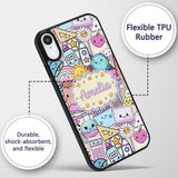 Cute Kawaii School Supplies Science Art Cute Custom Name Protective Phone Case Mobile Cover Durable Everyday Smartphone Shock Resistant
