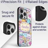 Cute Kawaii School Supplies Science Art Cute Custom Name Protective Phone Case Mobile Cover Durable Everyday Smartphone Shock Resistant