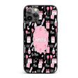 Cute Kawaii Valentine Love Hearts Syringe Gift Custom Name Protective Phone Case Mobile Cover Durable Everyday Smartphone Shock Resistant