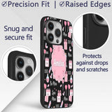 Cute Kawaii Valentine Love Hearts Syringe Gift Custom Name Protective Phone Case Mobile Cover Durable Everyday Smartphone Shock Resistant