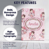 Personalised Name Romantic Couple Kissing Custom  Unique Gift Idea Elegant Feature Canvas Wall Art Print Decor Picture Ready to Hang
