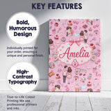 Personalised Name Cute Love Couple Gifts Custom  Unique Gift Idea Elegant Feature Canvas Wall Art Print Decor Picture Ready to Hang