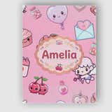 Personalised Name Cute Cupid Angels Hearts Custom  Unique Gift Idea Elegant Feature Canvas Wall Art Print Decor Picture Ready to Hang