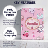 Personalised Name Cute Cupid Angels Hearts Custom  Unique Gift Idea Elegant Feature Canvas Wall Art Print Decor Picture Ready to Hang