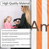 Simple Orange And White Vertical Stripe Seamless Pattern Minimal  Personalised Custom Name Super Soft Fleece Blanket Bed Sofa Throw