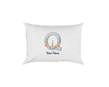 Personalised Unicorn Sparkly Kids Girls Monogram Alphabet Initial Letter Pillow