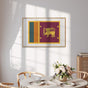 Sri Lanka Flag Design Custom Made Wall Art - Poster Picture Print Decor Home