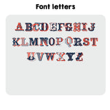 Personalised Name Vintage Ornament Font Toddler Cot Bed Duvet Cover + Pillowcase