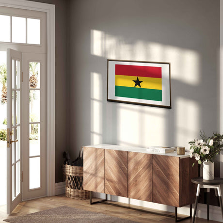 Ghana Flag Ghanaian Custom Wall Art - Poster Picture Print Decor Gift Home Size