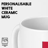 England Flag St George's Cross Custom Print Coffee Tea Mug Coaster Gift Him Her