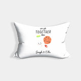 We Go Together Like Milk + Cookies Personalised Cheeky Funny Romantic Pillowcase